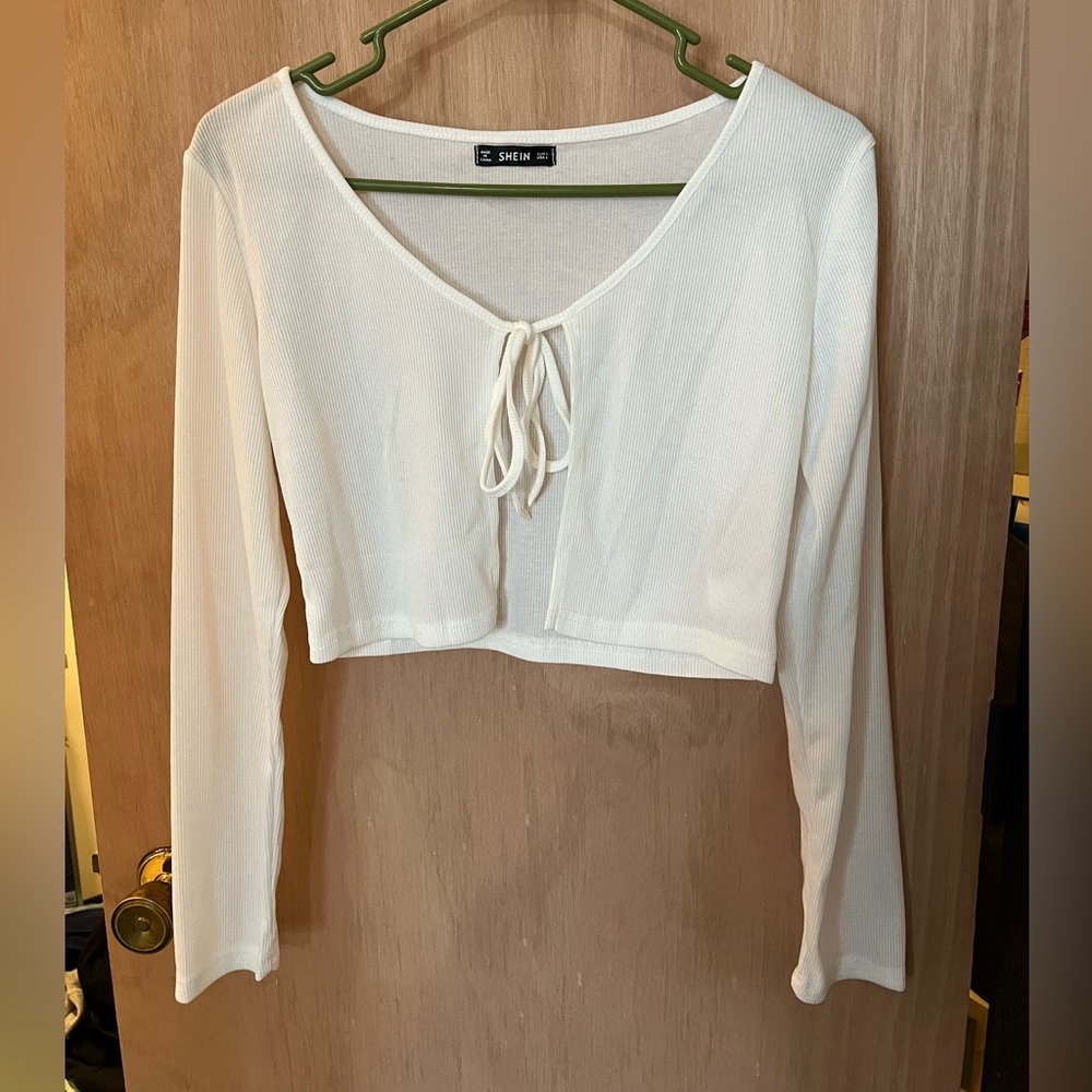 Front tie Crop top
